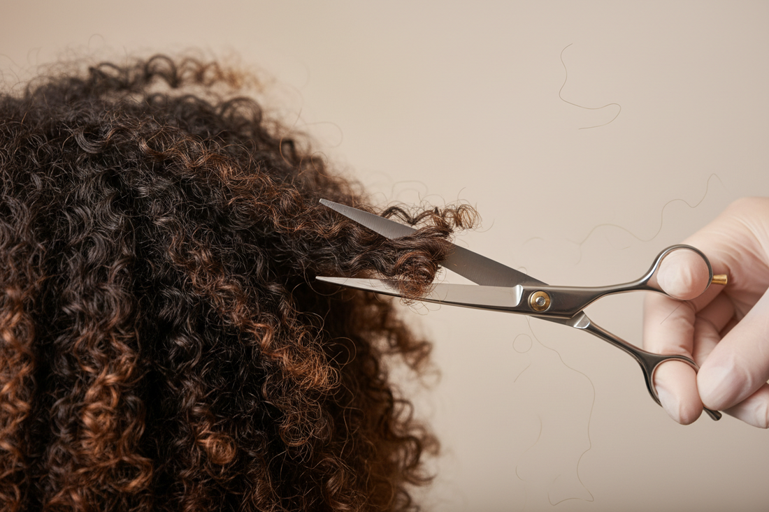 La coupe des pointes SANS LAVAGE